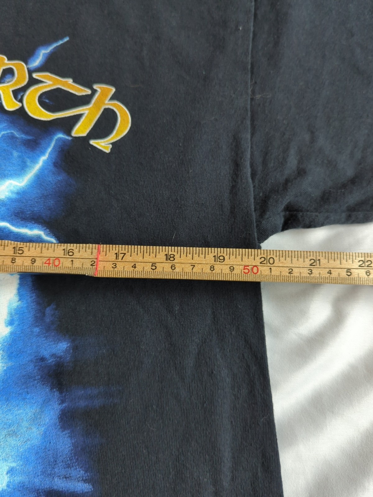 Amon Amarth Band T-Shirt Large Black Thor Let Your Hammer Fly Graphic Gildan Tee gallery