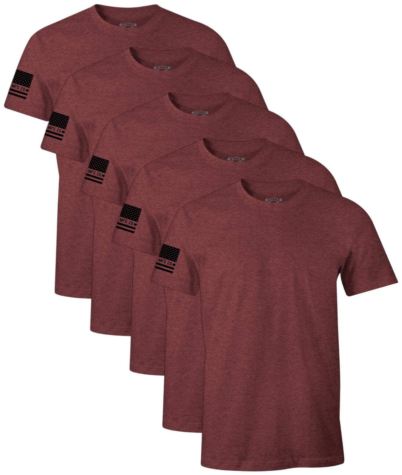 Howitzer Men's T-shirt Standard Basic Packs Burgundy Heather Military Grunt gallery