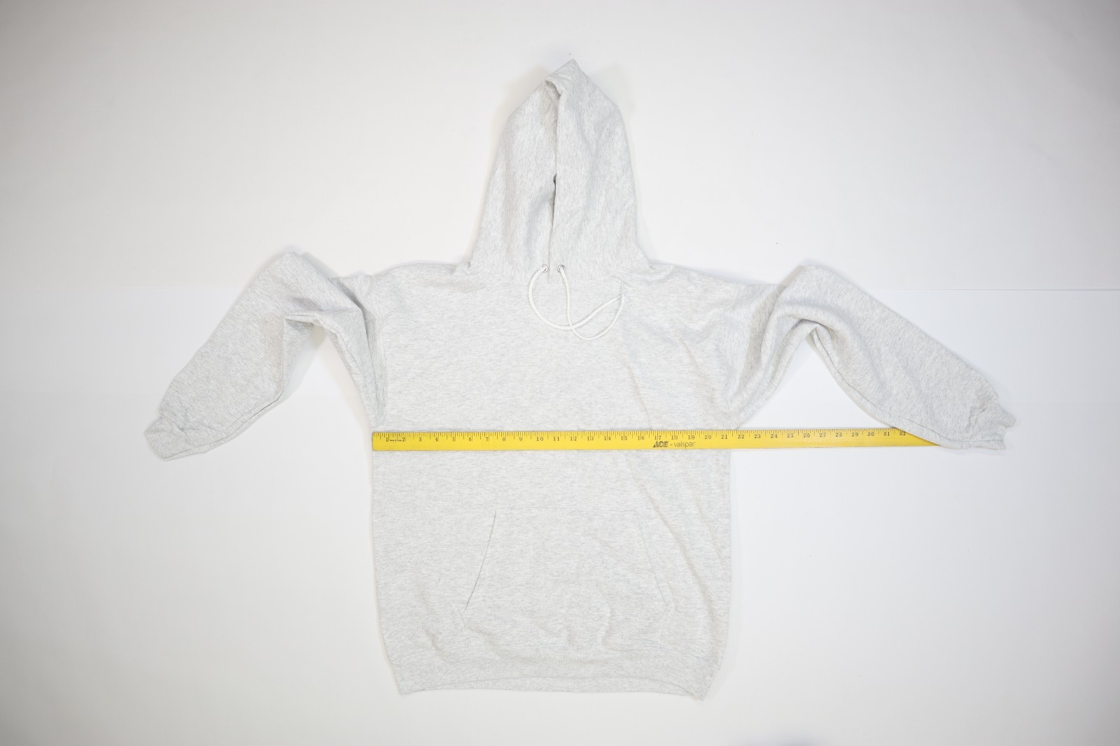 Hanes Ecosmart 50/50 Blank Long Sleeve Plain Ash Grey Mens Medium Hoodies 5 Pk gallery