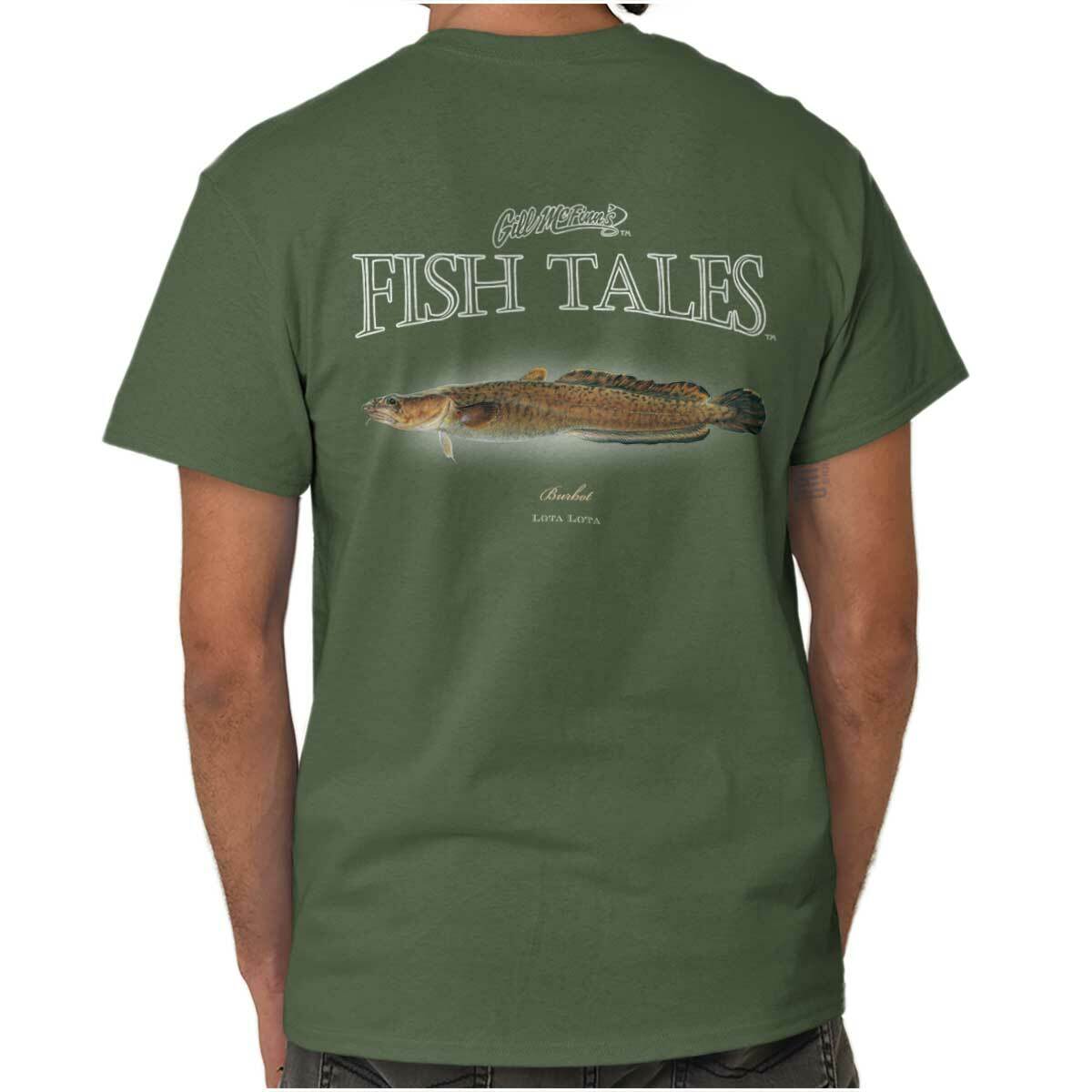 Gill McFinns Burbot Fish Freshwater Fishing Womens or Mens Crewneck T Shirt Tee gallery