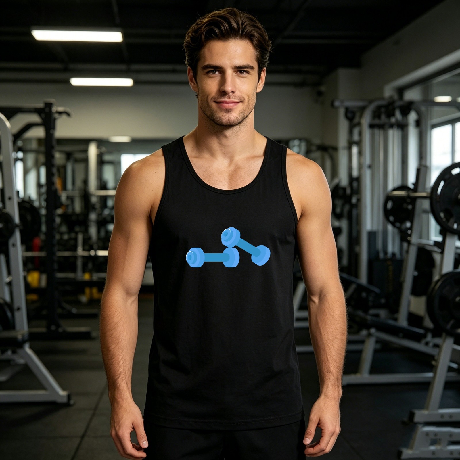 Custom Men's Tank Top - Personalized Photo/Text/Logo Print, Soft 100% Cotton gallery