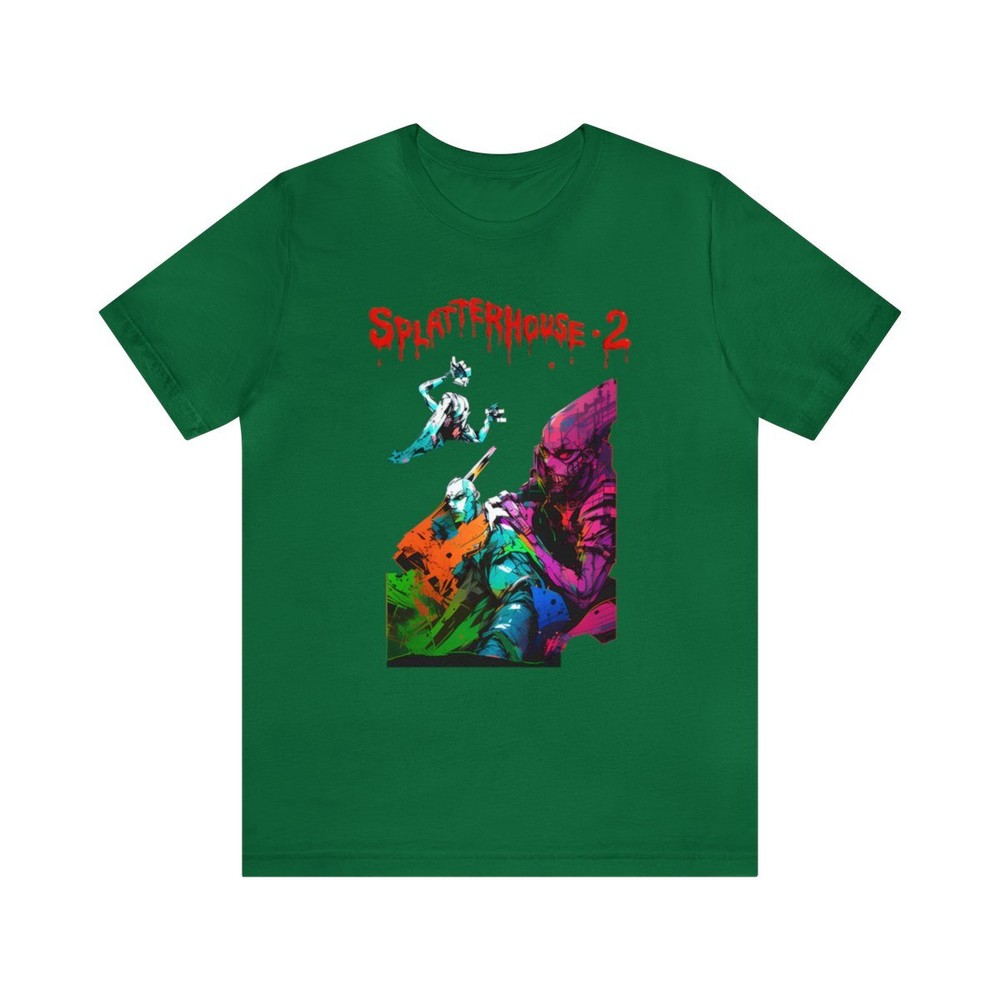 Splatterhouse 2 Sega Genesis Cyberpunk Style Unisex Short Sleeve T-Shirt