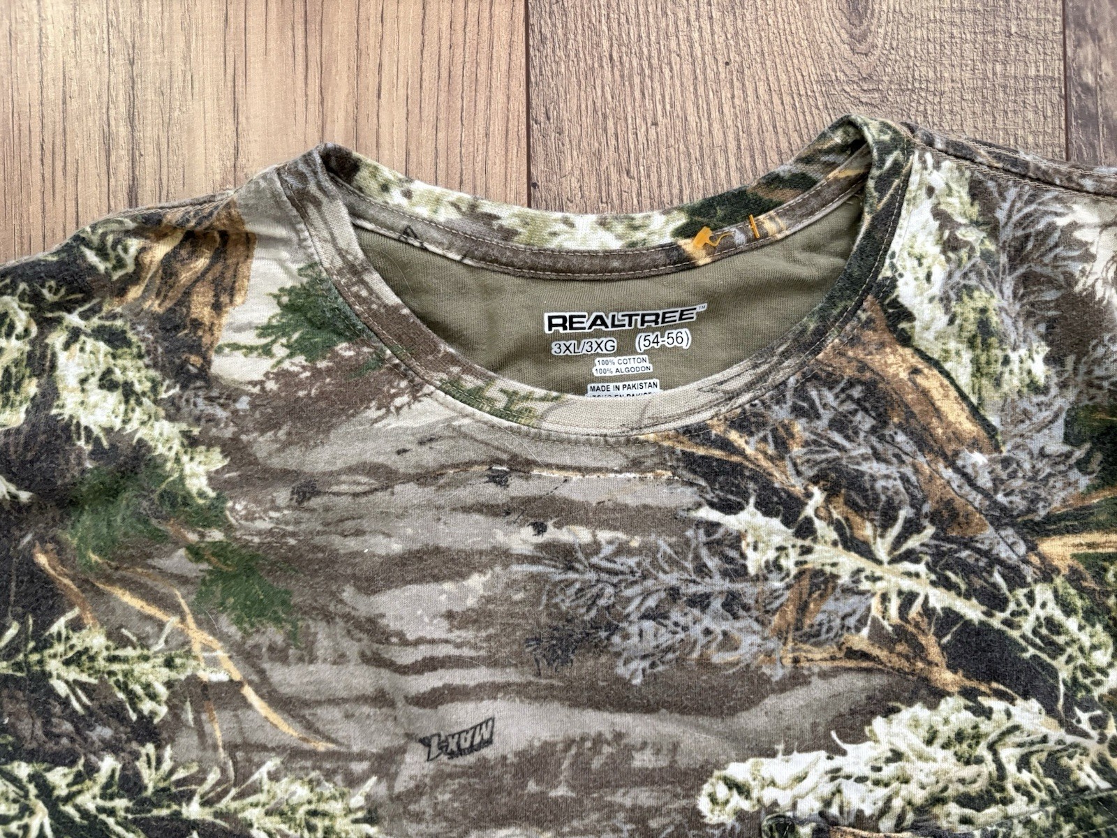 Mens RealTree Camo T-Shirt 3XL Cotton Short Sleeve Hunting Fishing gallery