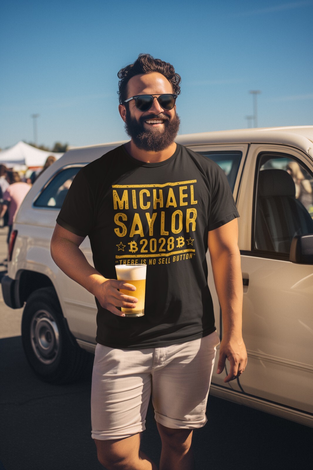 Michael Saylor 2028 Election funny bitcoin crypto hodl Xs-5x Unisex Soft Tshirt gallery