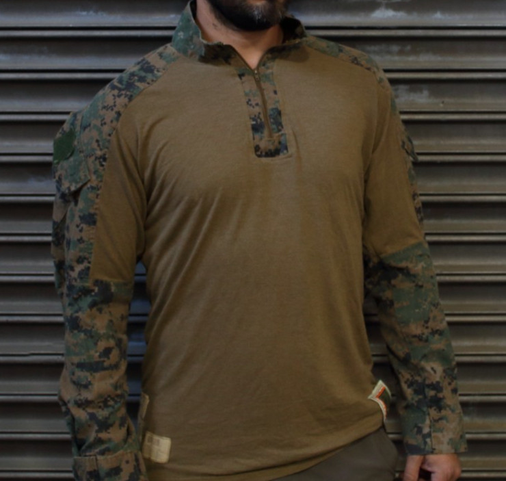 USMC Woodland MARPAT FROG Combat Shirt top gallery