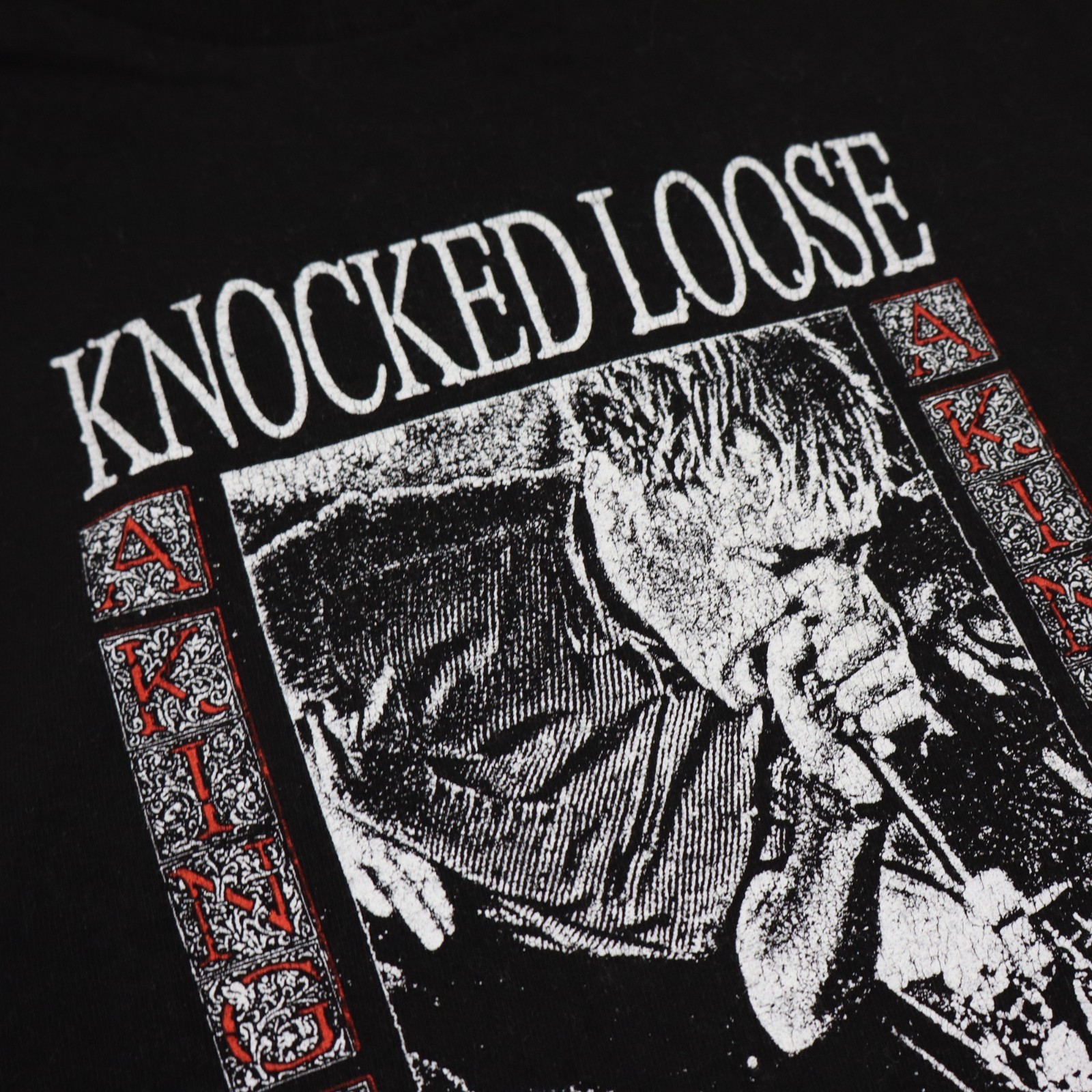 Knocked Loose Upon Loss T Shirt Mens 2XL Black Metalcore A King To None Band Tee gallery