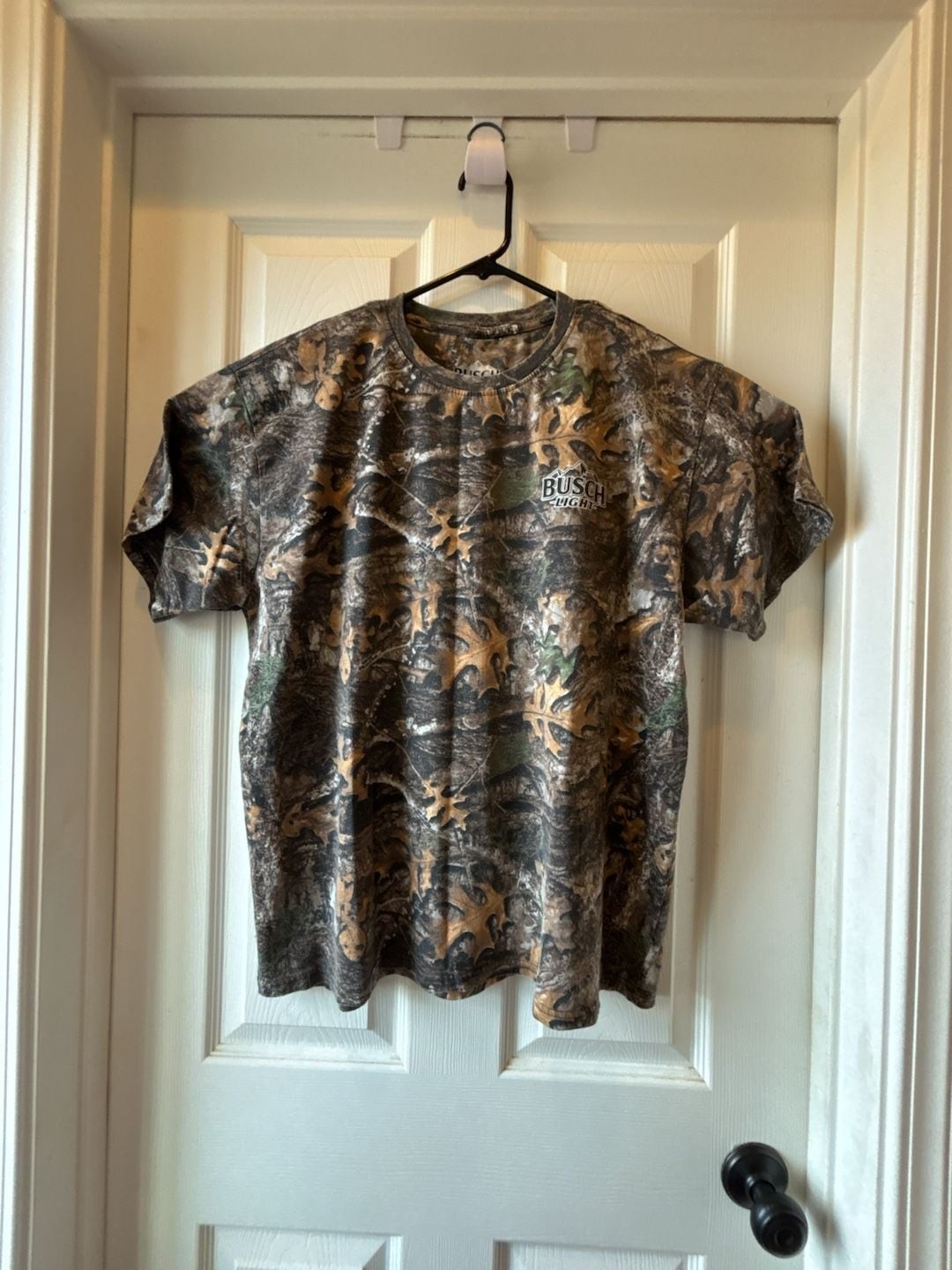 Busch Light RealTree Camo All Over Print Graphic T-Shirt gallery
