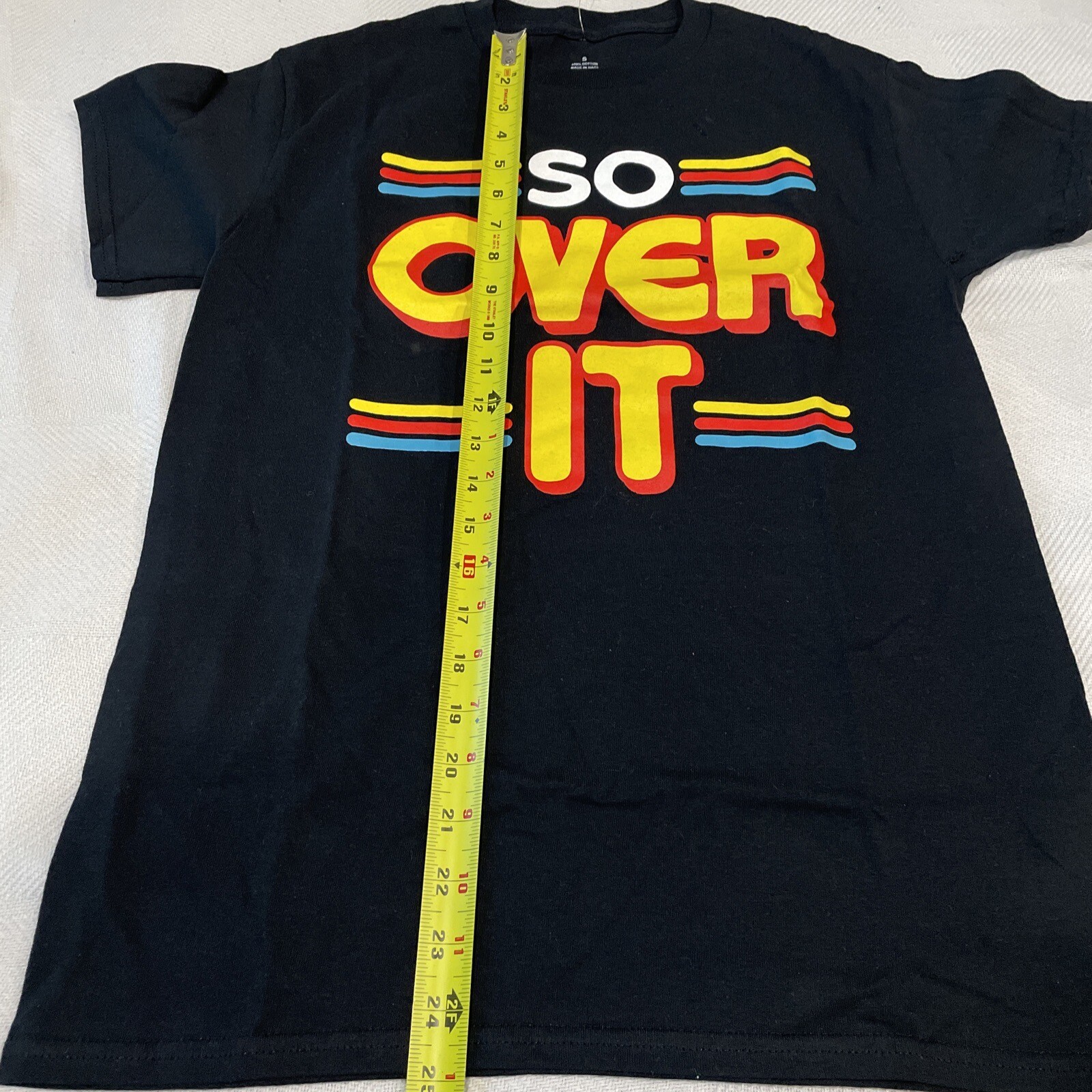 NWT Humor Men's So Over It Graphic T-Shirt S (34-36) gallery