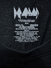 Def Leppard 1983 Sleeveless Small Black Muscle Band Tee Tank Top 21.5″ W X 31″ L
