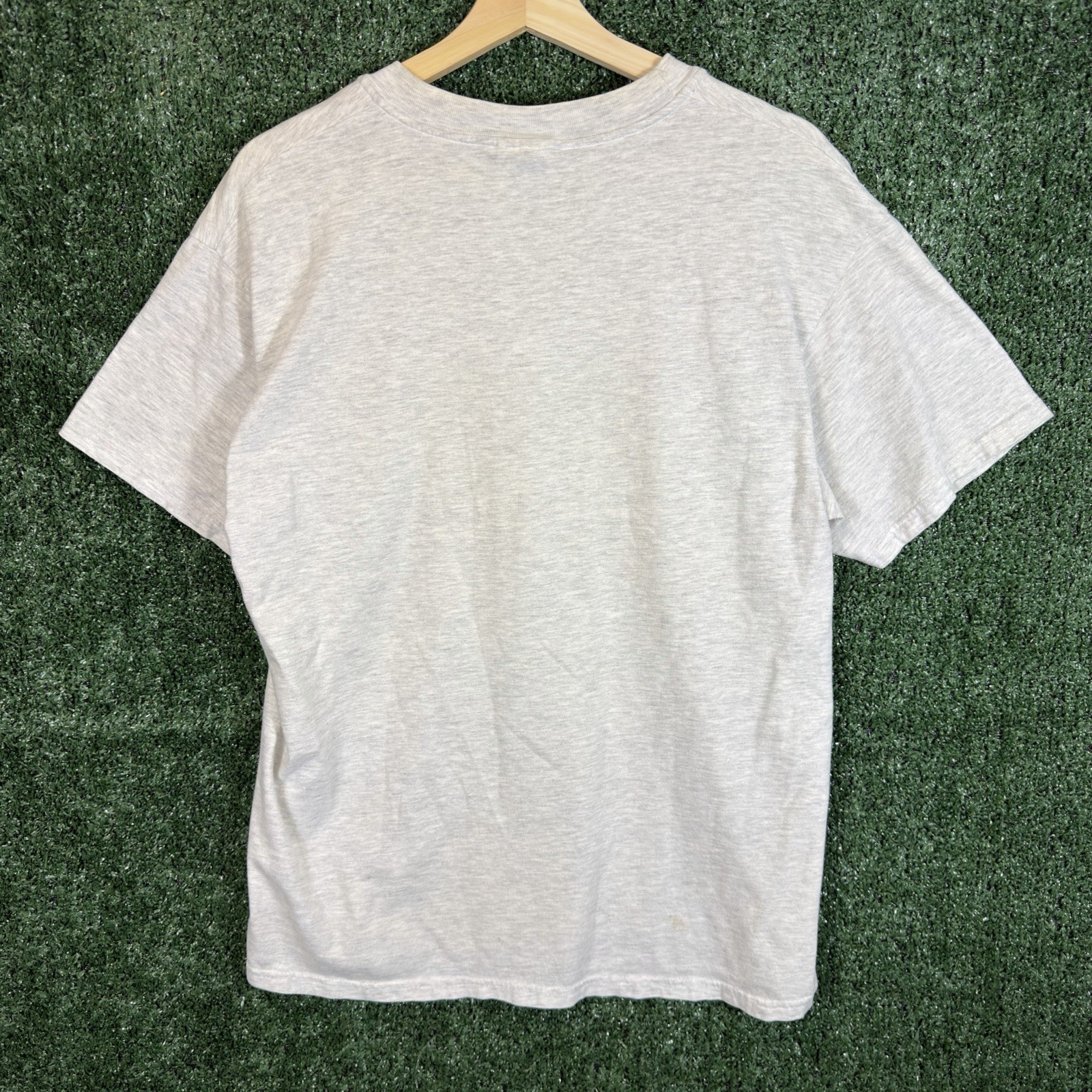 Vintage 90s Fisherman Bass Animal Hunting Humor T-Shirt Men’s Size L Embroidered gallery