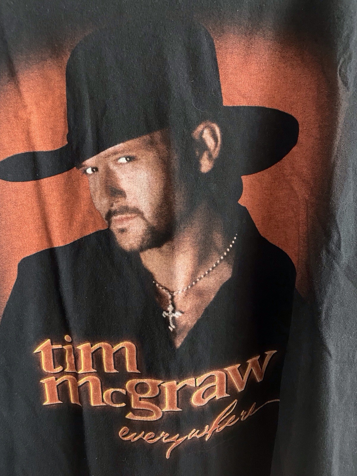 Tim McGraw Everywhere Made In USA Vintage Cronies t-shirt Sz L gallery