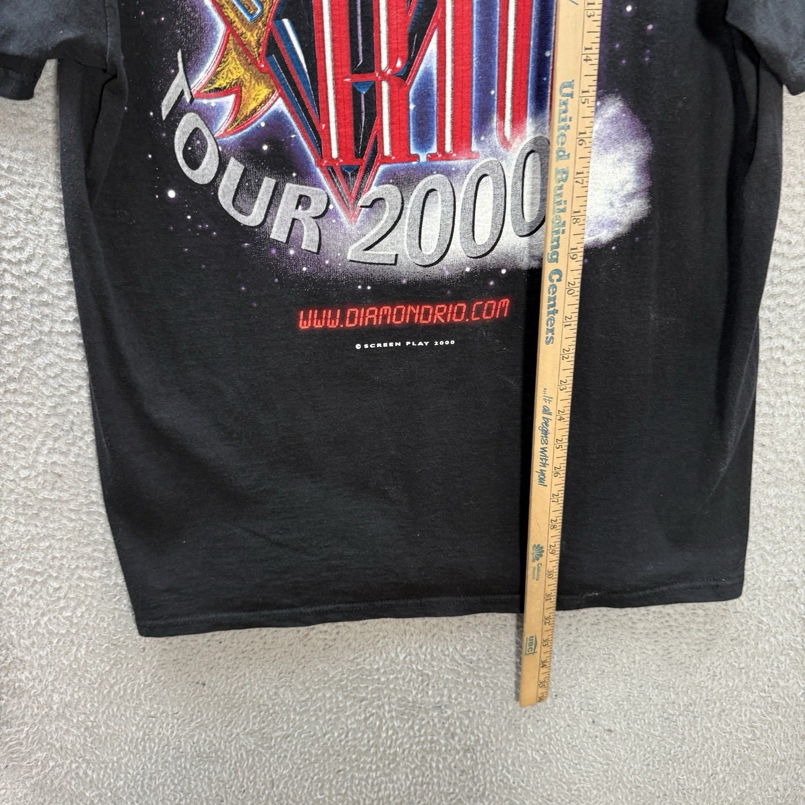 Vintage Diamond Rio Shirt Adult XL Black Crewneck Tee Country Music 90s Y2K gallery