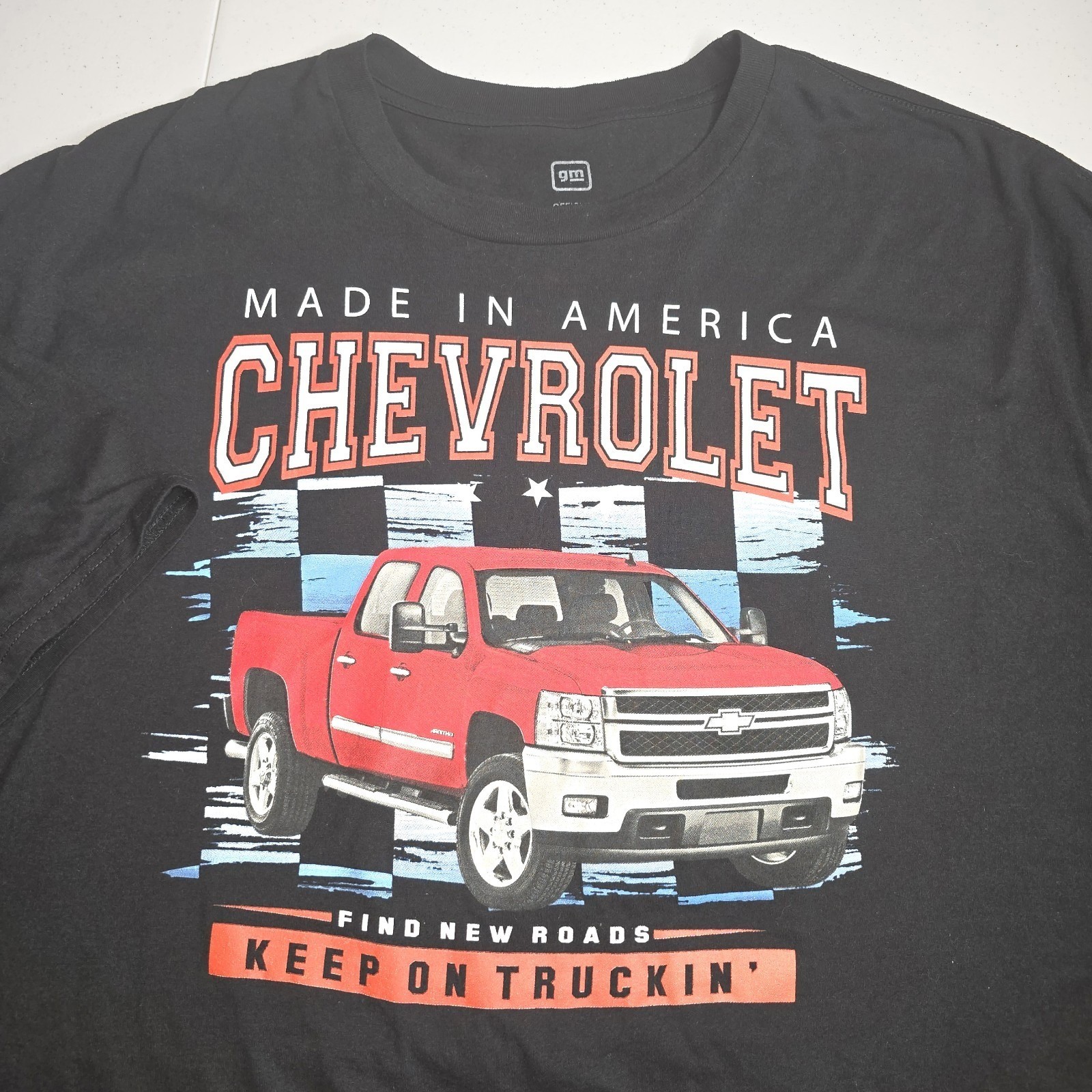 GENERAL MOTORS Men's 3XLT Black Chevrolet T-shirt Chevy GM Truck Trucks -1481 gallery