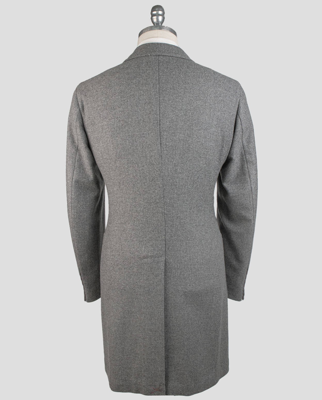 NEW ISAIA GRAY WOOL CASHMERE OVERCOAT US 46 - EU 56 US90 gallery