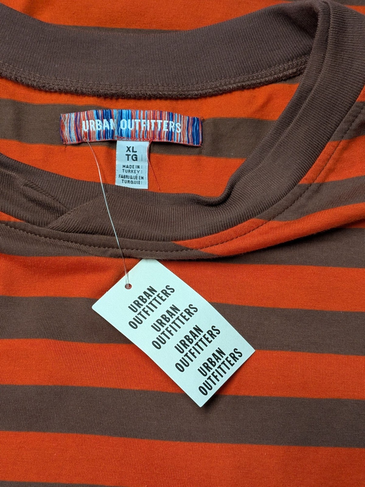 Urban Outfitters Oversized Striped T Shirt Indie Skate Grunge Streetwear XLarge gallery