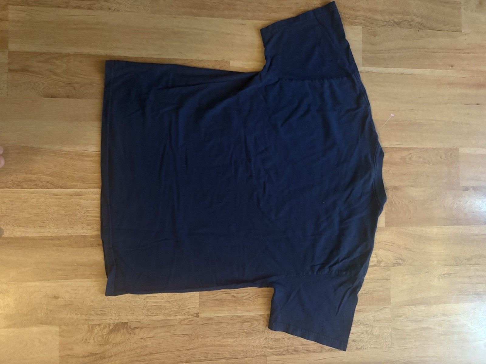 Delta Pro Weight Boston Graphic Print Navy Cotton Crew Neck T-Shirt Size L gallery