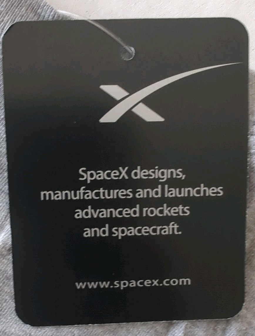 Space X Tshirt NWT Men's Size Large F9 FALCON 9 IRIDIUM-6 GRACE-F0 gallery