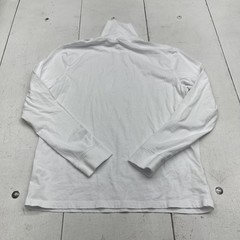 APT.9 Premier Flex Shirt Mens Medium White Long Sleeve Mock Neck Stretch Tee