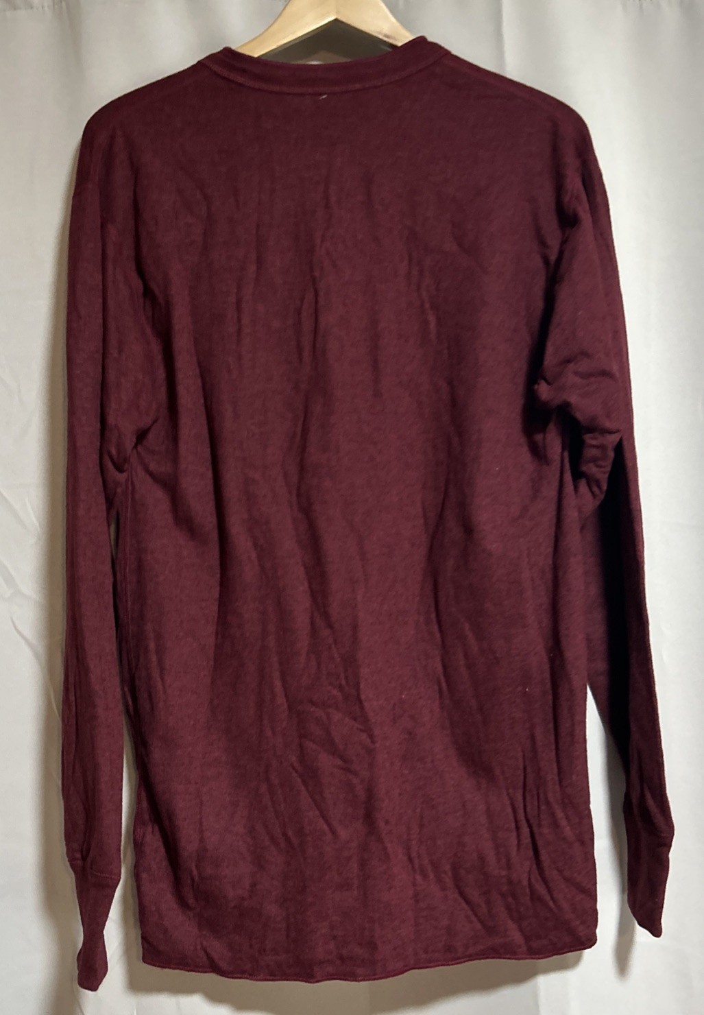 L.L. Bean Shirt Mens Medium Green River Driver Long Sleeve Thermal Henley NWT gallery