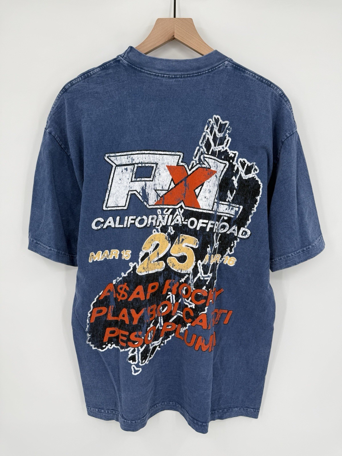 Rolling Loud 2025 Festival Lineup T-Shirt Size Large A$AP Rocky Playboi Carti gallery