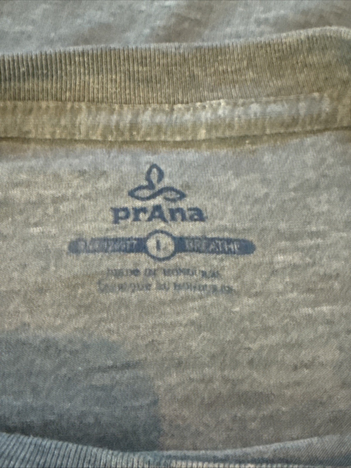 Prana Men’s Rock Climber Tee T-Shirt Blue LG Boulders Breathable Soft Outdoors gallery