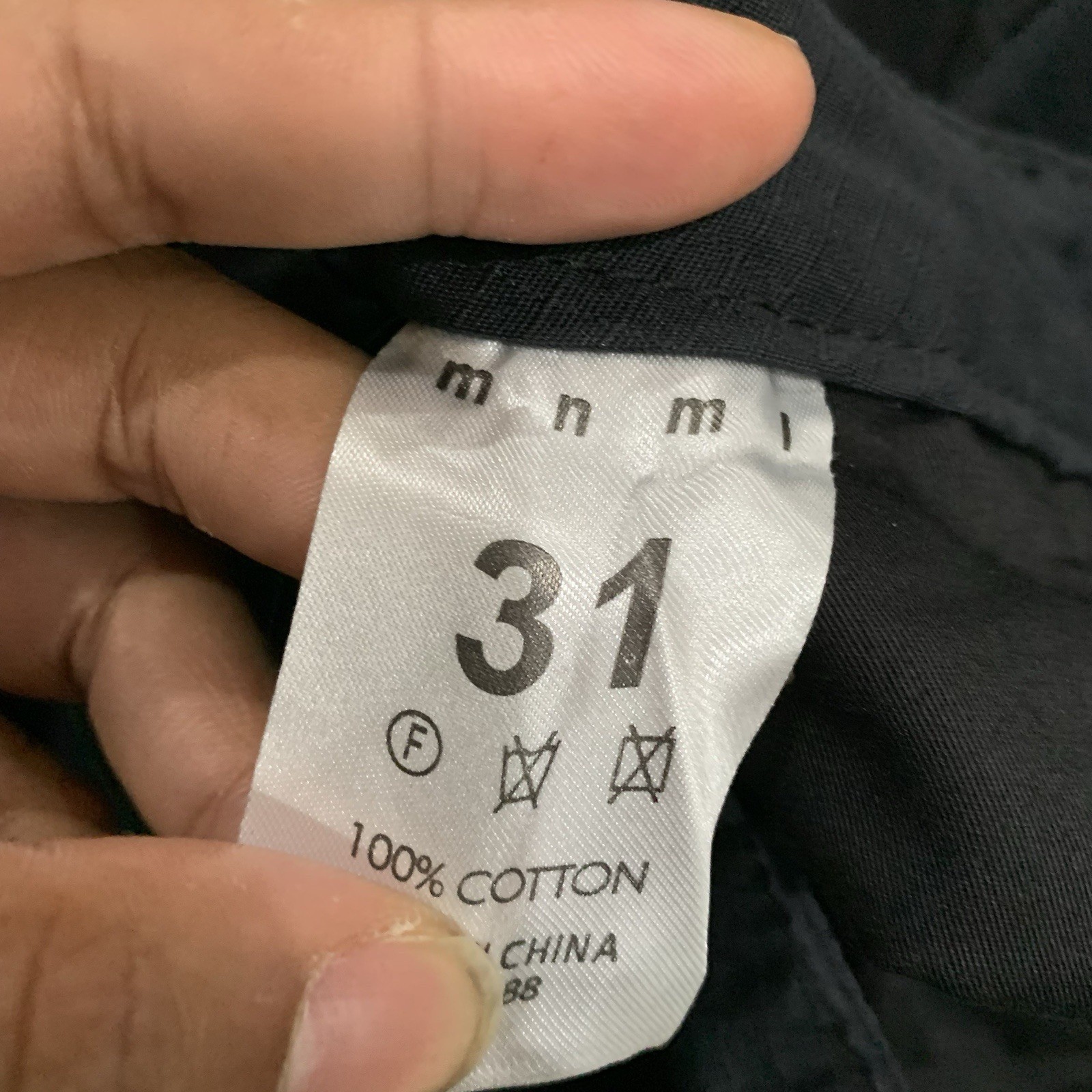 Mnml Cargo Pants Mens Size 31x32 Flap Pockets 100% Cotton gallery