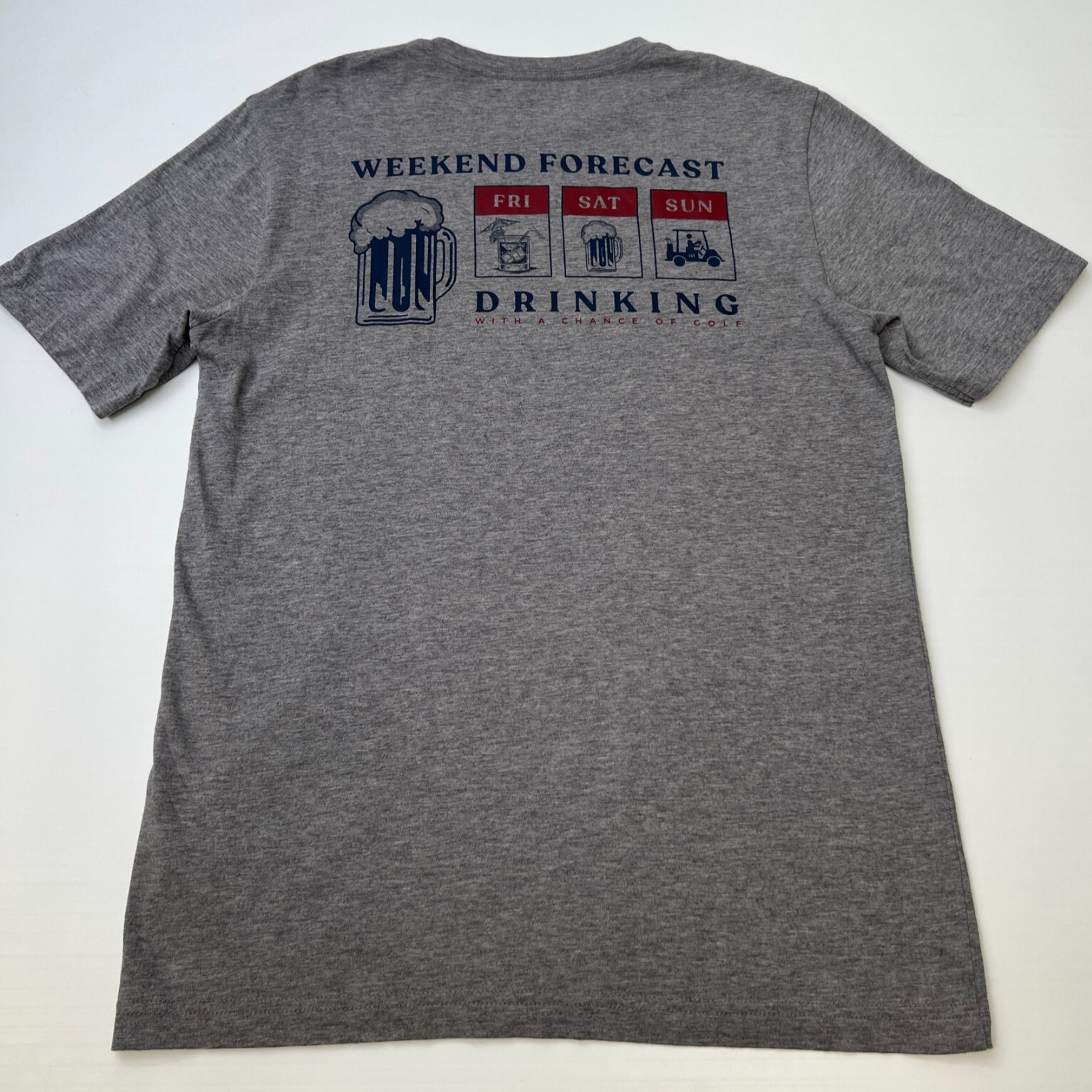 Travis Mathew Shirt Men Small Weekend Forecast Drink Golf Work Party Gym Core Go gallery