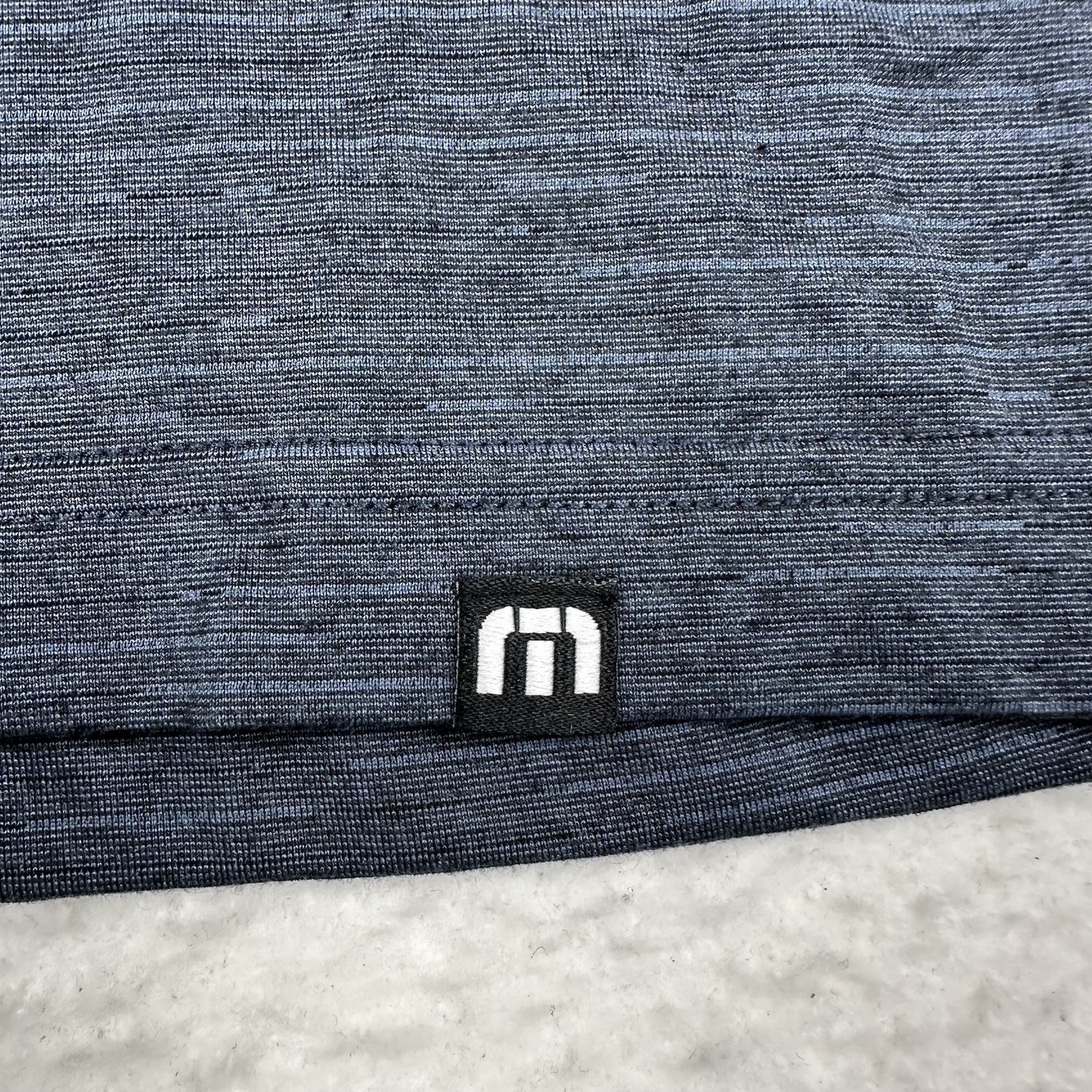 Travis Mathew 1/4 Zip Pullover Men’s M Long Sleeve Performance Golf Shirt Blue gallery