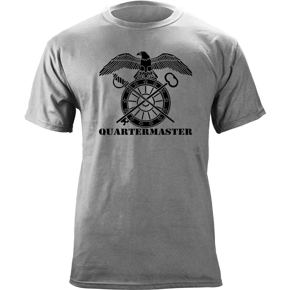 US Army Quartermaster Gold Eagle Branch Insignia Veteran Graphic T-Shirt