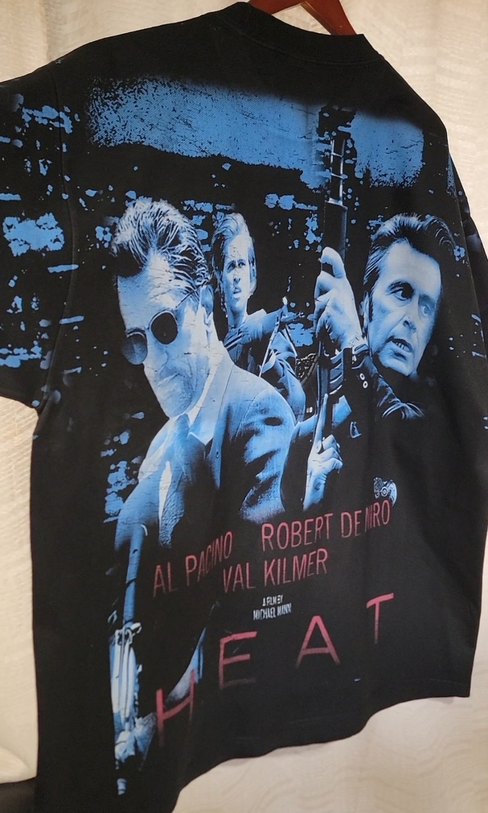 HEAT BIG PRINT ON SHAKA HEAVYWEIGHT GARMET DYED T SHIRT gallery