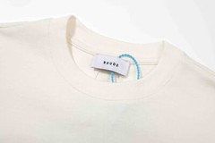 RHUDE Spring and summer Retro Slogan Letter Logo Men Women short sleeved T-shirt