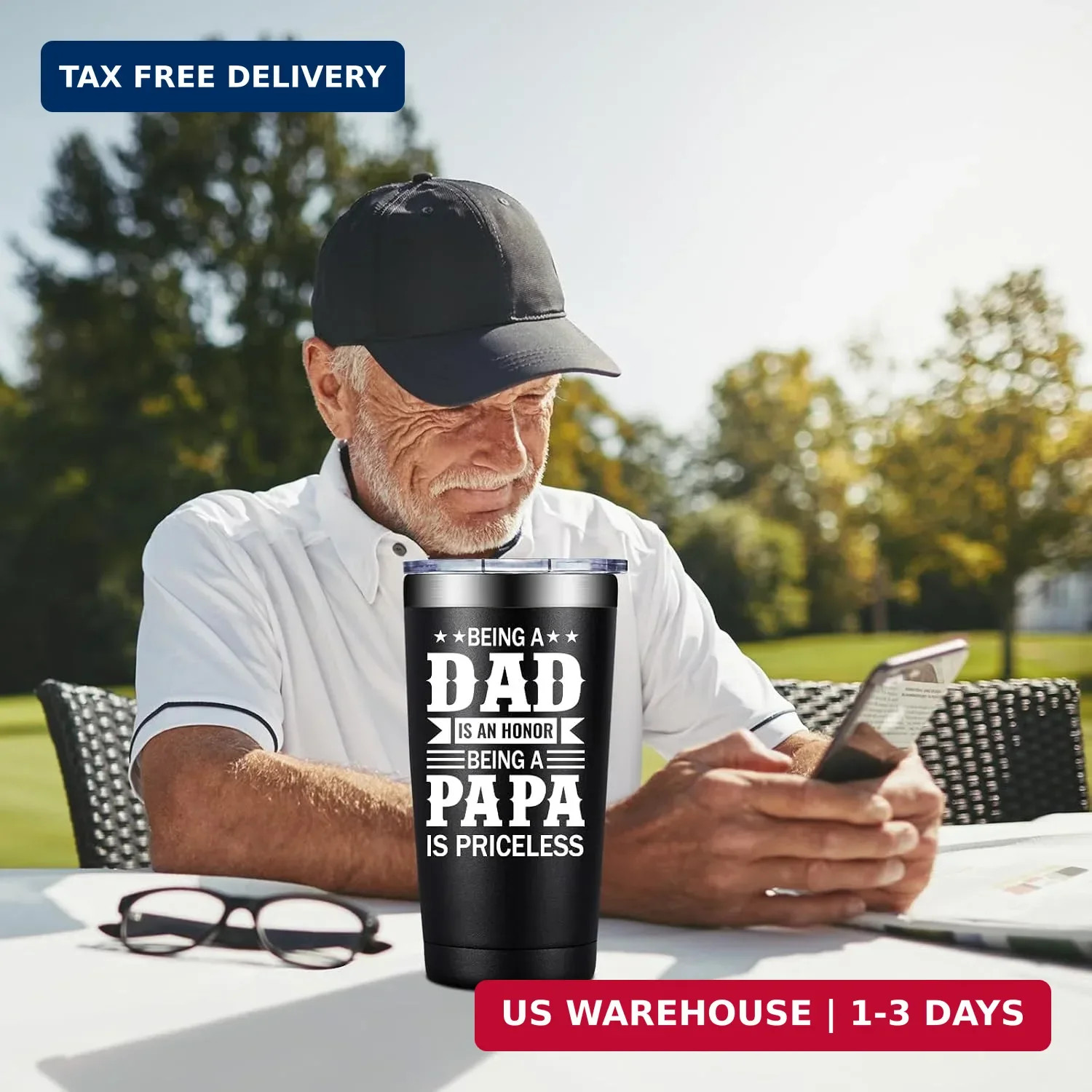 Fufandi Papa Gifts - Fathers Day, Christmas, Birthday Gifts for Papa from Grandc gallery
