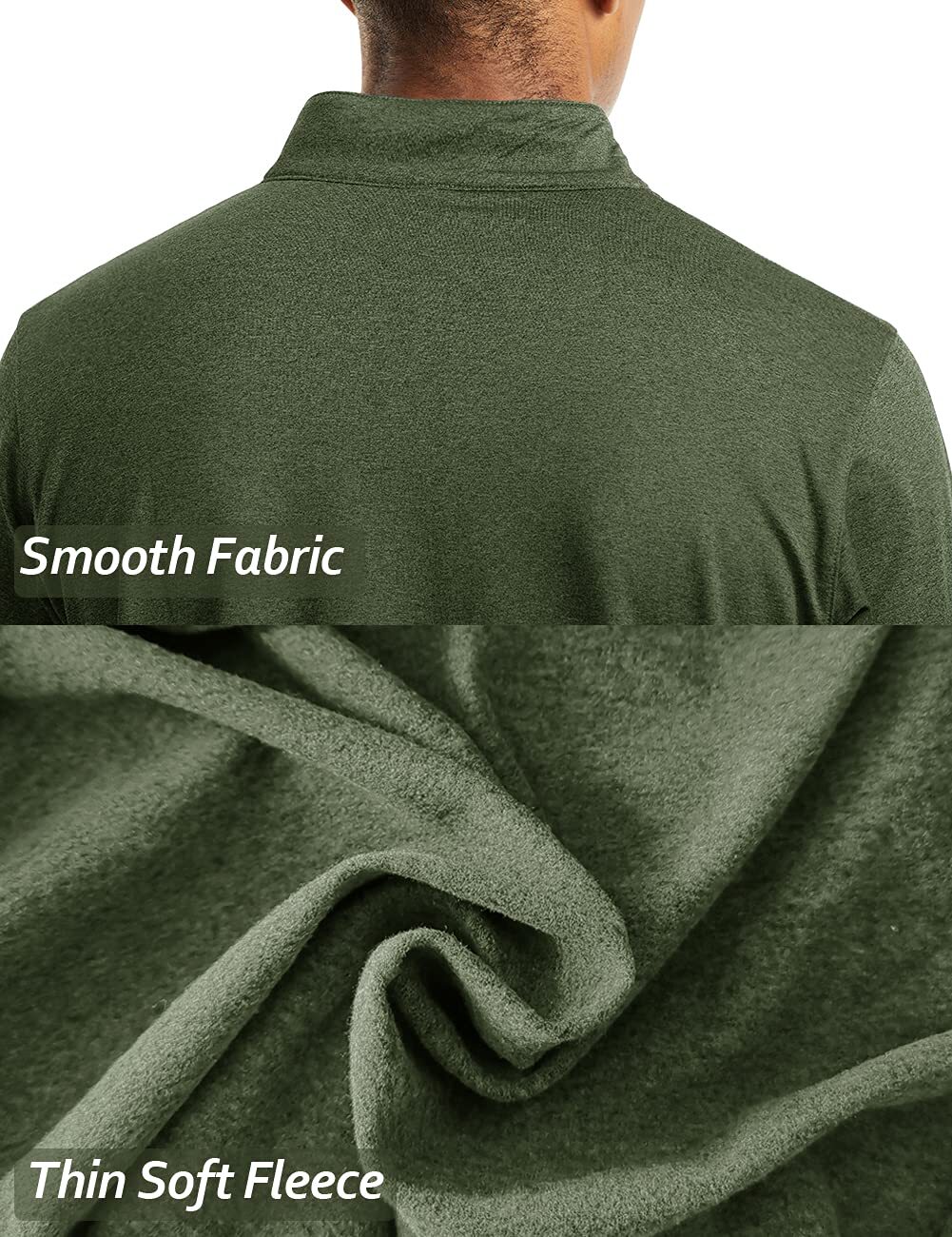 Men's 1/4 Zip Pullover Sweater Lightweight Long Sleeve Gym Workout Outdoor Shirt gallery