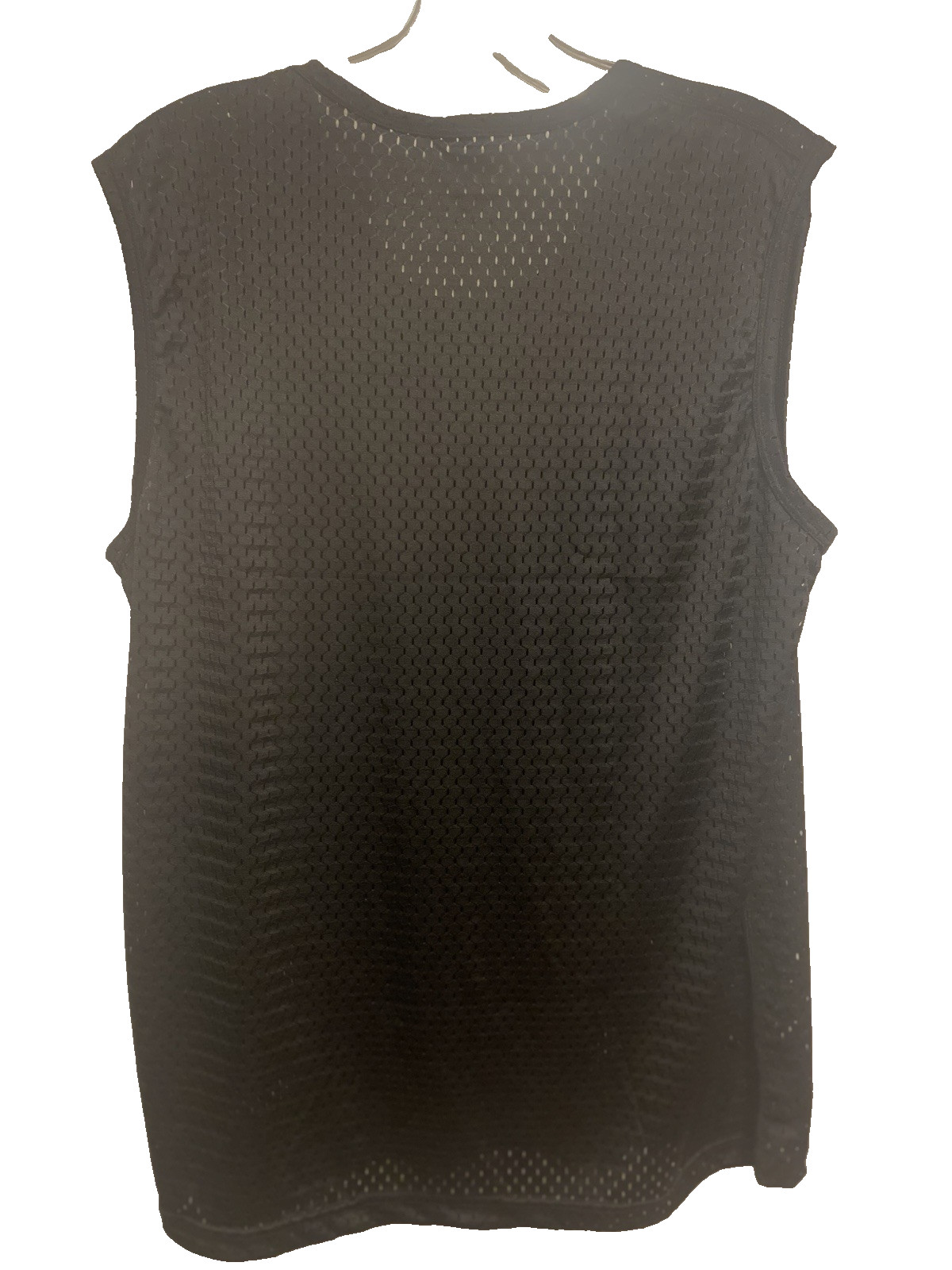 Men’s Mesh Tank Top Quick-Drying Fitness NWOT size Medium US Black Poly stretch