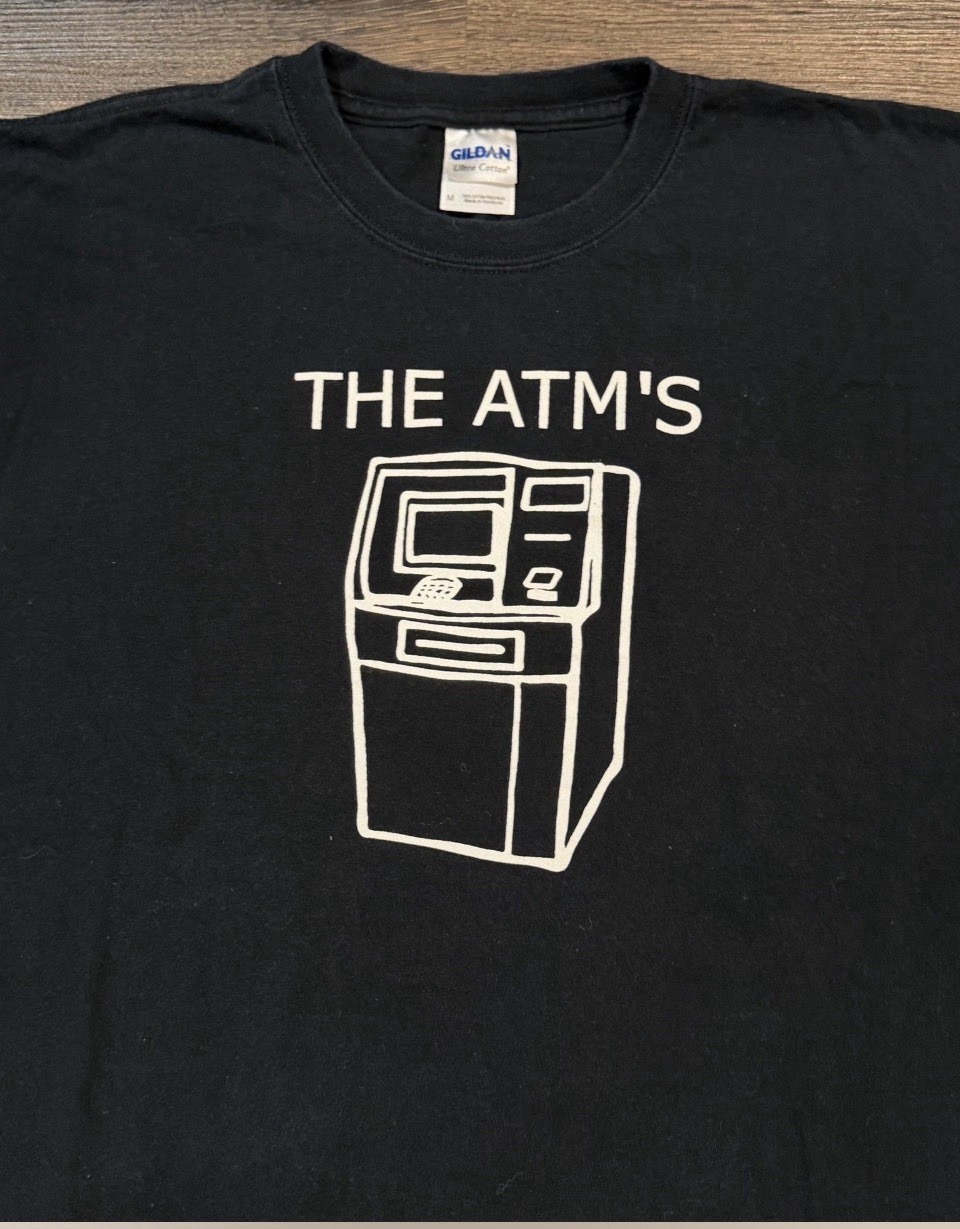 The ATM’s Band T-Shirt Indie Emo Hard-Core Rock Band Promo T-Shirt Size Medium gallery