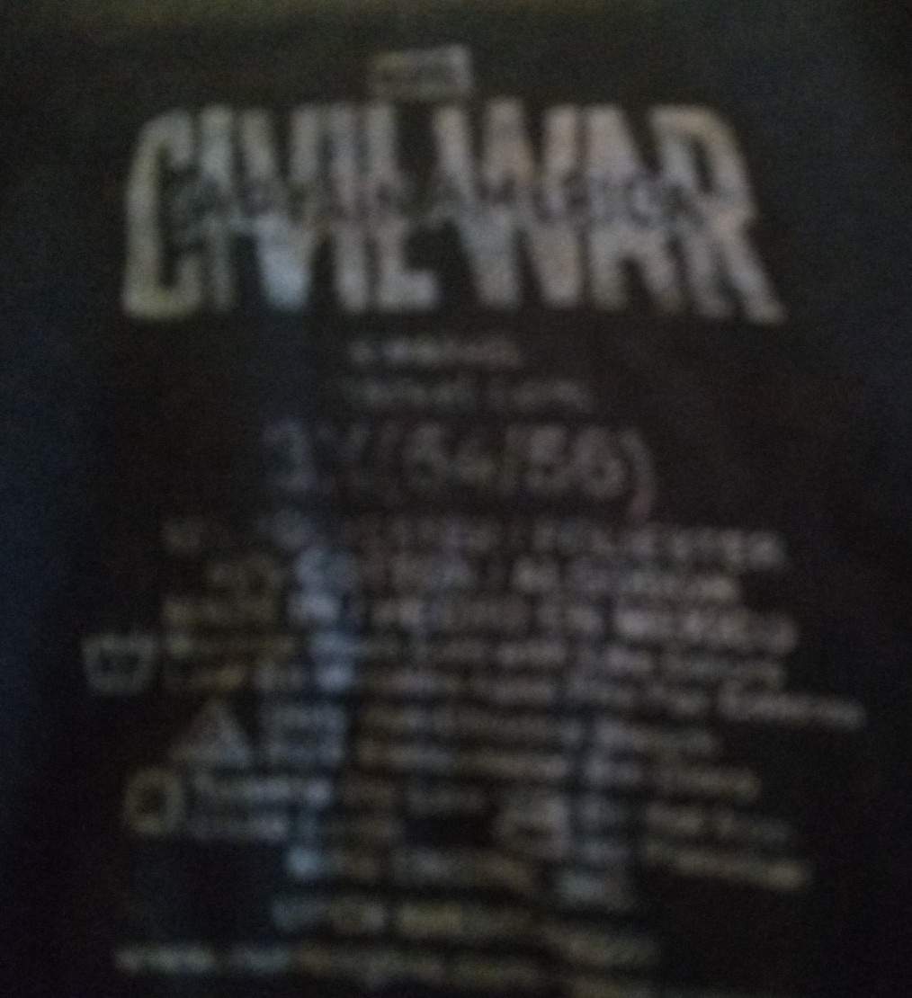 Black Size 3XL Marvel Civil War Choose A Side T-Shirt gallery
