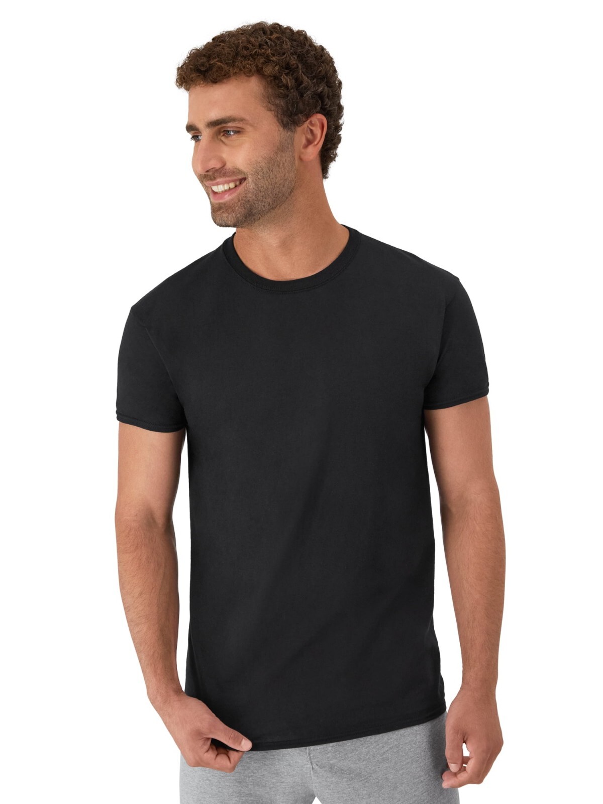 6 Pack Hanes Men's Value Pack Assorted T-Shirt Undershirts Size S-3XL NEW gallery