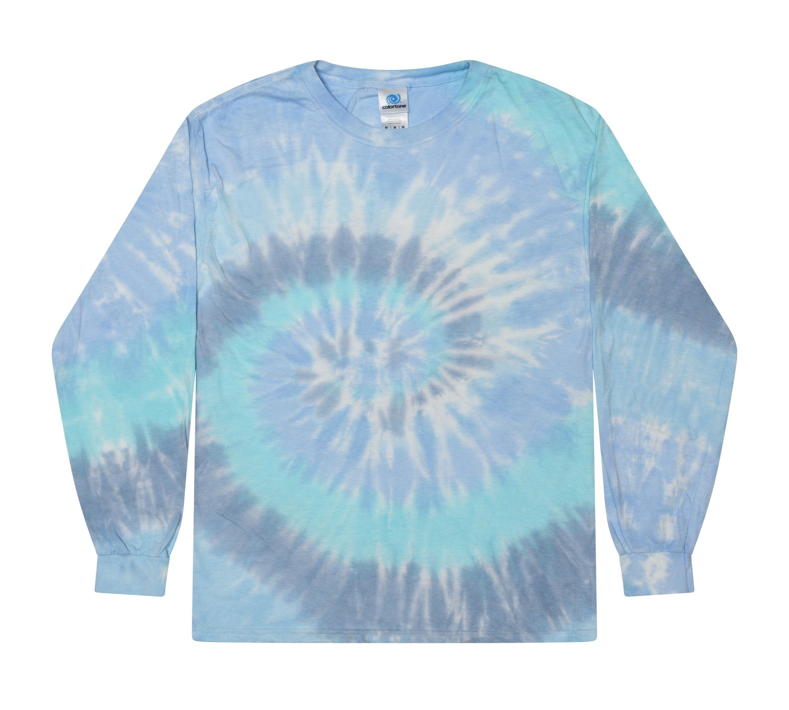 Long Sleeve Tie Dye T-Shirts Multicolor Adults & Kids Size Cotton Colortone gallery