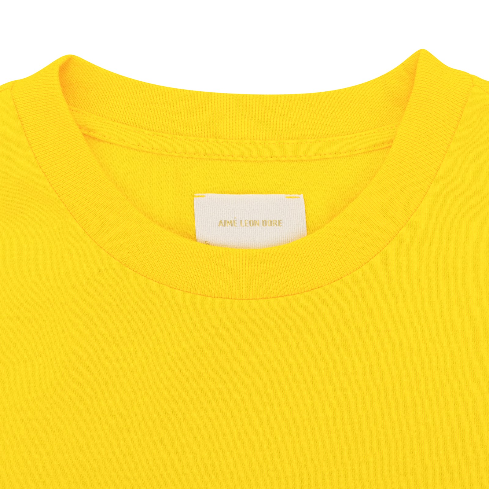 NWT AIME LEON DORE YELLOW CHROME LOGO T-SHIRT SIZE S $85 gallery
