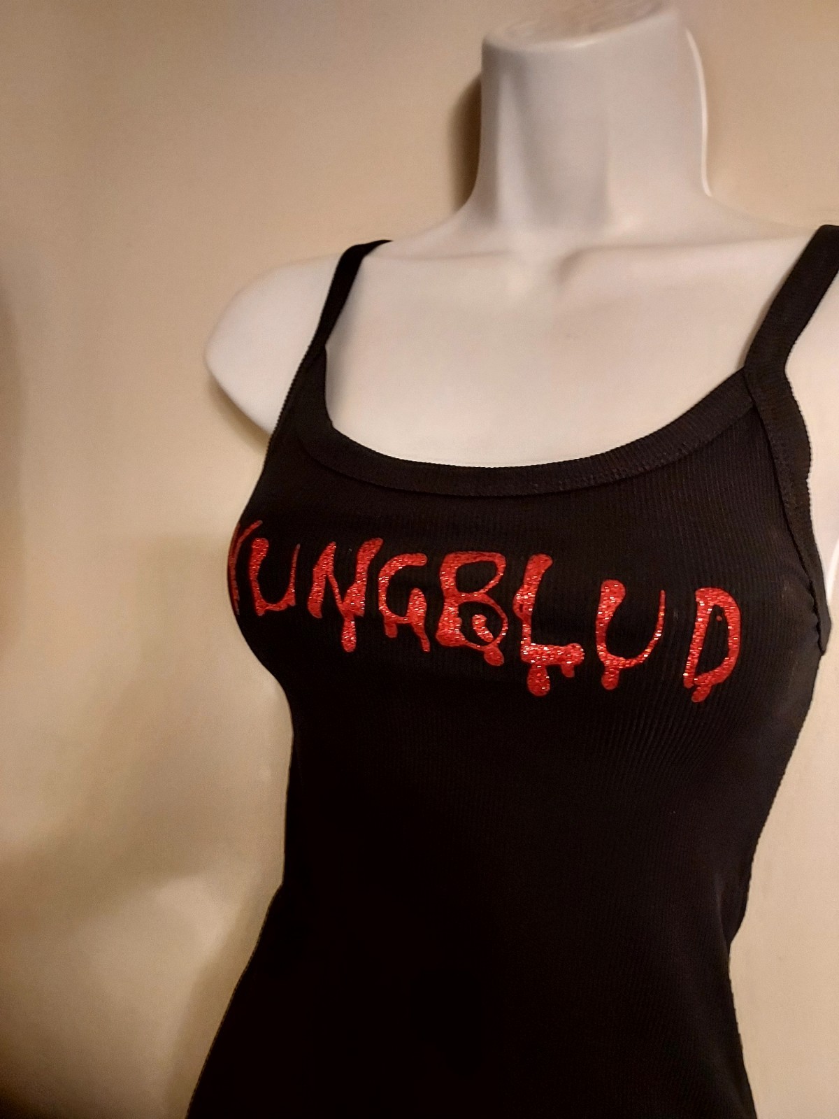 yungblud tank top yungblud crop top idols ii 2 tour yungblood Red GlitterXXs-2xl gallery