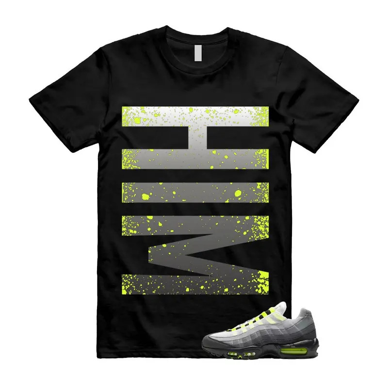 Air Max 95 Big Bubble Neon Yellow Black Cool Grey 2026 OG T Shirt Match HIM VERT gallery