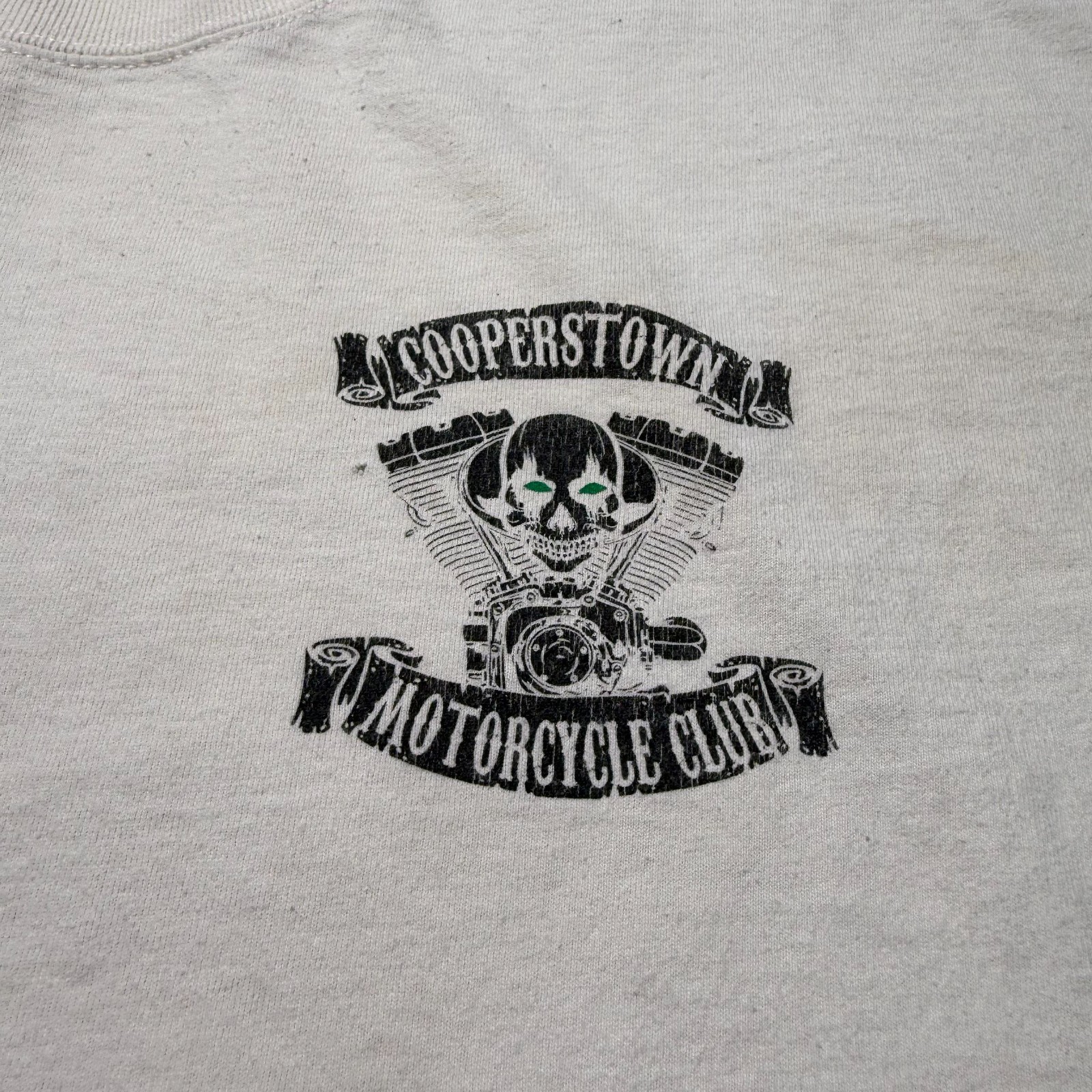 Vintage Y2K Cooperstown Motorcycle Club Sons of Alice Graphic Biker T-Shirt 2XL gallery
