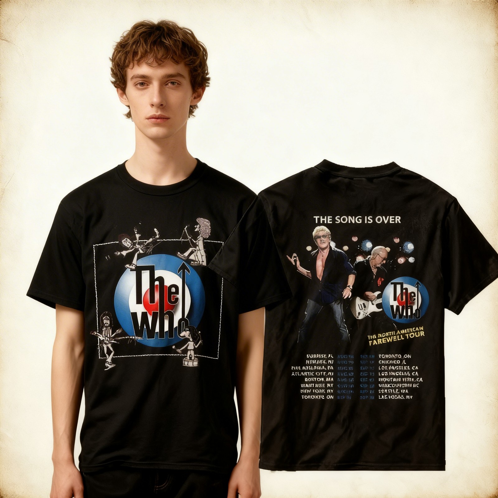 The Who The Song Is Over The North American Farewell Tour 2025 T-Shirt