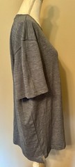 Duluth Men’s Shirt Amachillo Cooling Crewneck Short Sleeve Gray Blue Size L New