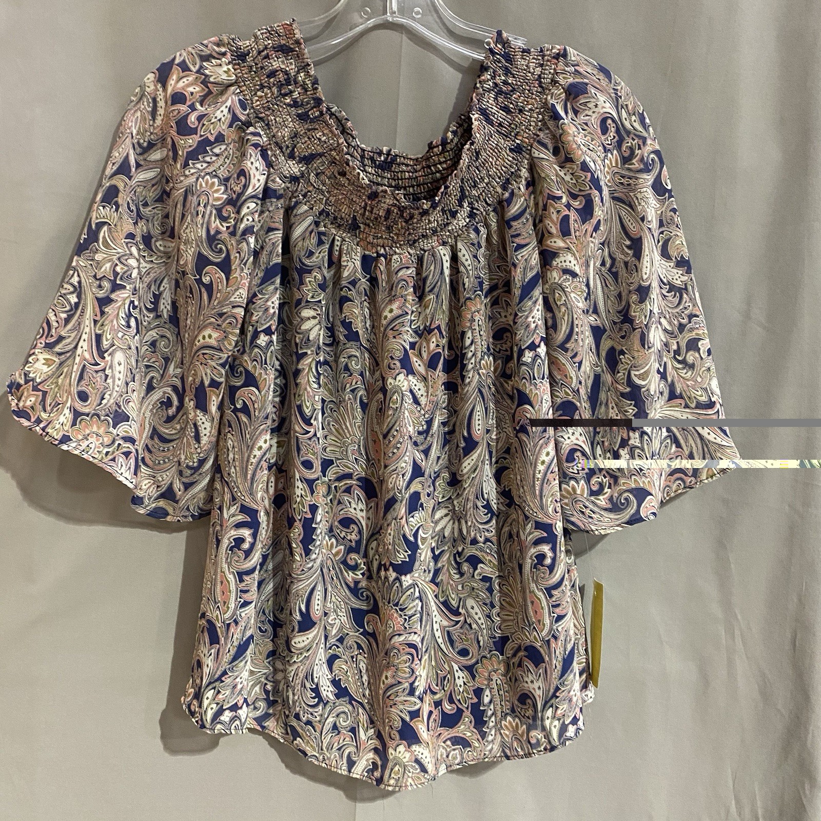 Sugar Lips paisley print blouse Size Extra Small TG2079 gallery