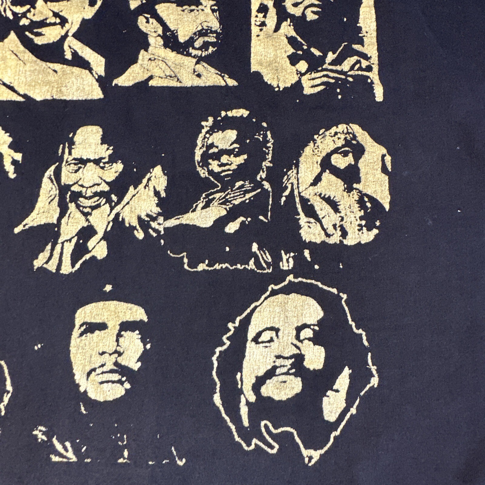 Wazalendo Kenya Wear Political Activists T Shirt Men's Sz XL MLK Gandhi Mandela gallery