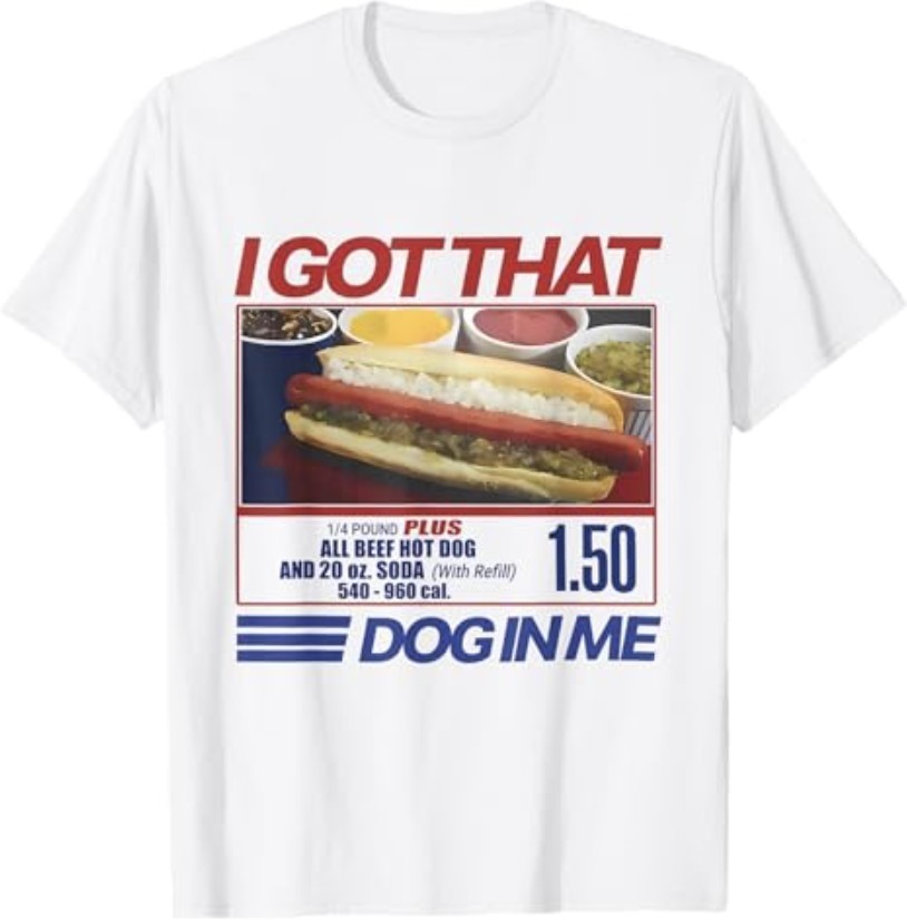 Retro Vintage I Got That Dog in Me Funny Hotdog Men Women T-Shirt gallery