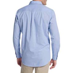 Chaps Long Sleeve Button Down Easy Care Shirt Color Blue,, Logo, Size S