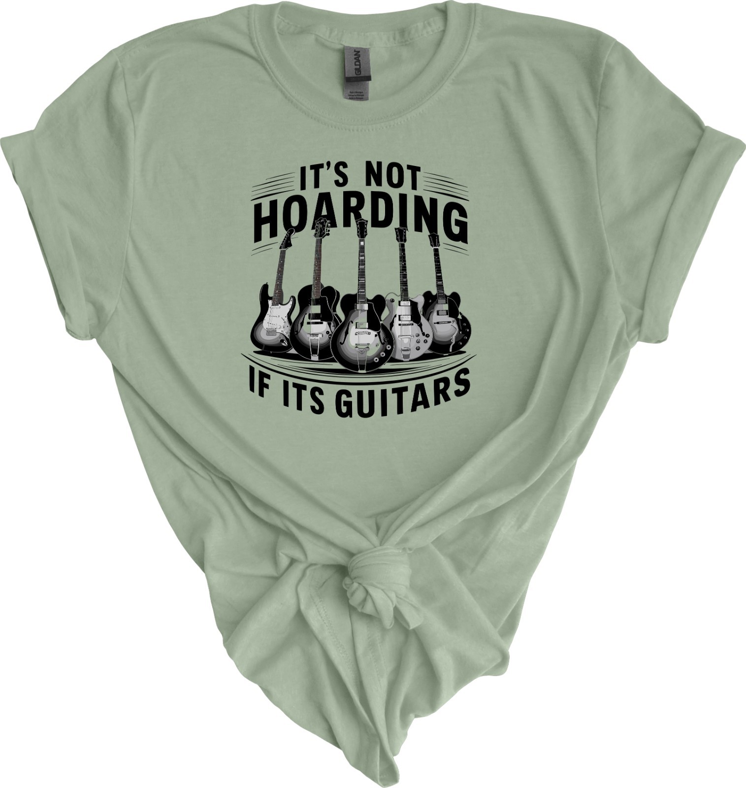 It's Not Hoarding if it's Guitars T shirt Tshirt Graphic T's Colors Available gallery