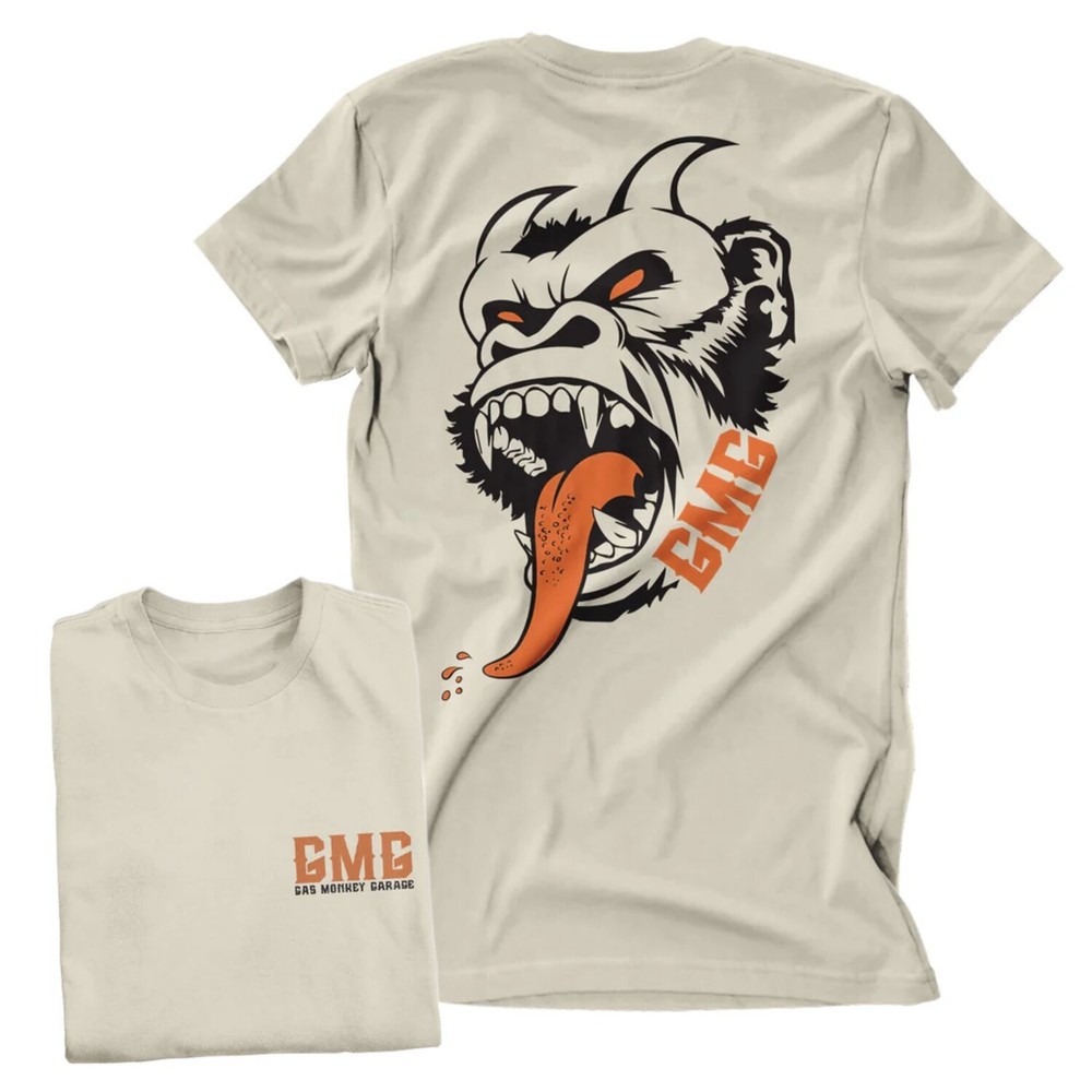 GMG Demon Monkey T-Shirt Kaki Size M